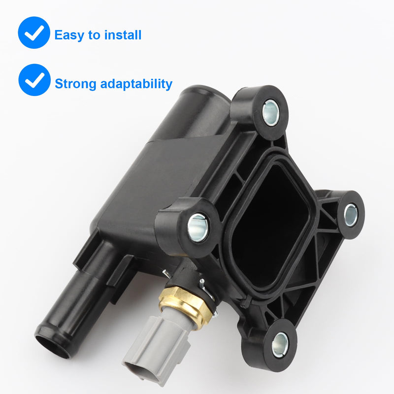 Allmotorparts Engine Coolant Water Outlet & Sensor Replace 902-1085 Compatible with Ford L4 2.0L - 2012-2018 Focus, 2018-2020 EcoSport, Years 2012 2013 2014 2015 2016 2017 2018 Focus