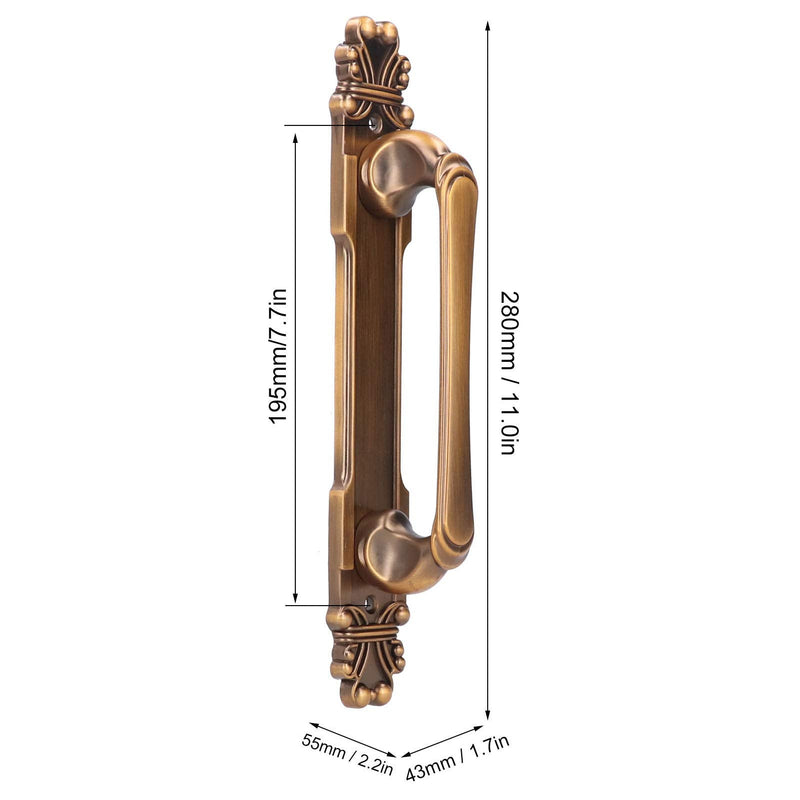 Hilitand European- Antique Zinc Alloy Door Handle Drawer Closet Cabinet Handles Hardware Fitting