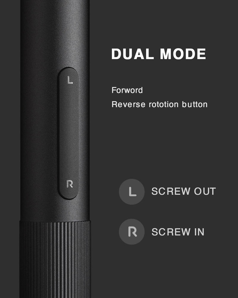 XIAOMI Electric Precision Screwdriver, All-Metal Gearbox, Powerful Magnetic Motor, Rechargeable Lithium Battery, S2 Steel Screwdriving Bits, Type-C Charging, Aluminium Alloy Case, Grey
