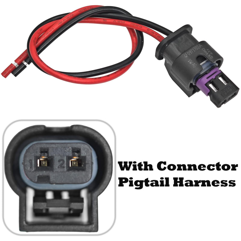 5149182AB Intake Air Temperature Sensor with Connector Pigtail Harness for Chrysler Dodge Jeep RAM - Replaces 5149182AB 5149182AA 7B0906501