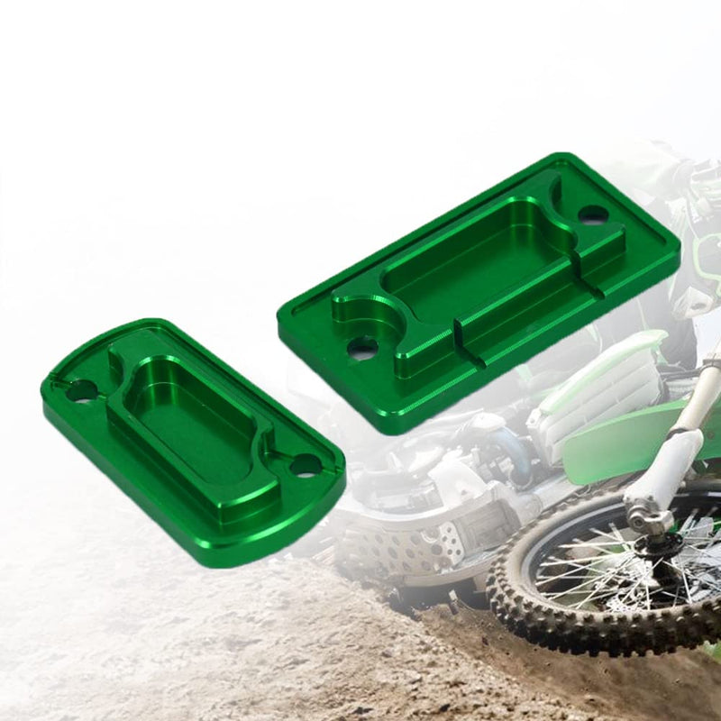 Motorcycle Front Rear Clutch Brake Reservoir Fluid Cover Cap CNC for Dirt Bike KX65 01-21 KX80 KX85 KX100 98-21 KX125 92-08 KX250 93-08 KX250F 04-18 KX250 19-20 KX450F 06-18 KLX300R 20 KLX450R 08-15