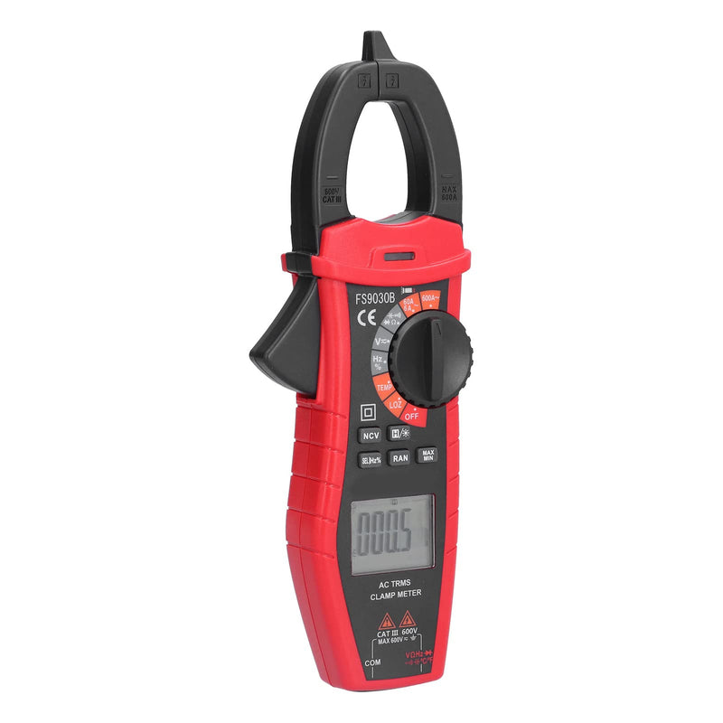  [AUSTRALIA] - Multimeter,FS9030B AC Clamp Meter Digital Multimeter Intelligent Voltage Current Tester Clamp Ammeter