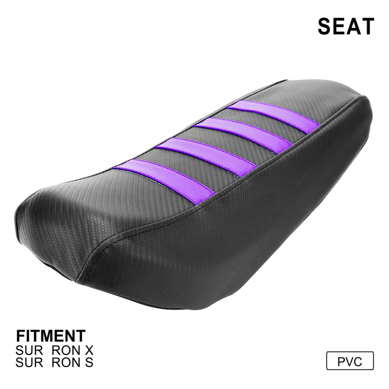 Dirt Bike Seat Cover for Surron Sur Ron Light Bee X/S Electric Bike Purple,High Elastic Leather