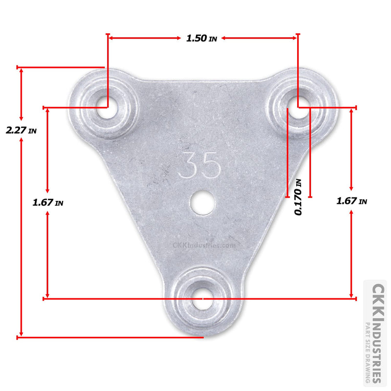 RTI Hangers - Holster Mounting Systems - (Select Model Below) 01 Pack (RTI 35)(w/Mounting Hardware)
