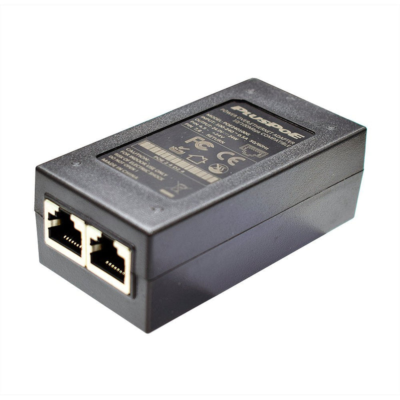 PLUSPOE 24volt Passive PoE Injector 24W Power Over Ethernet for 24v PoE Devices Compatible with Ubiquiti POE-25-5W, POE-24-12W and POE-24-24W
