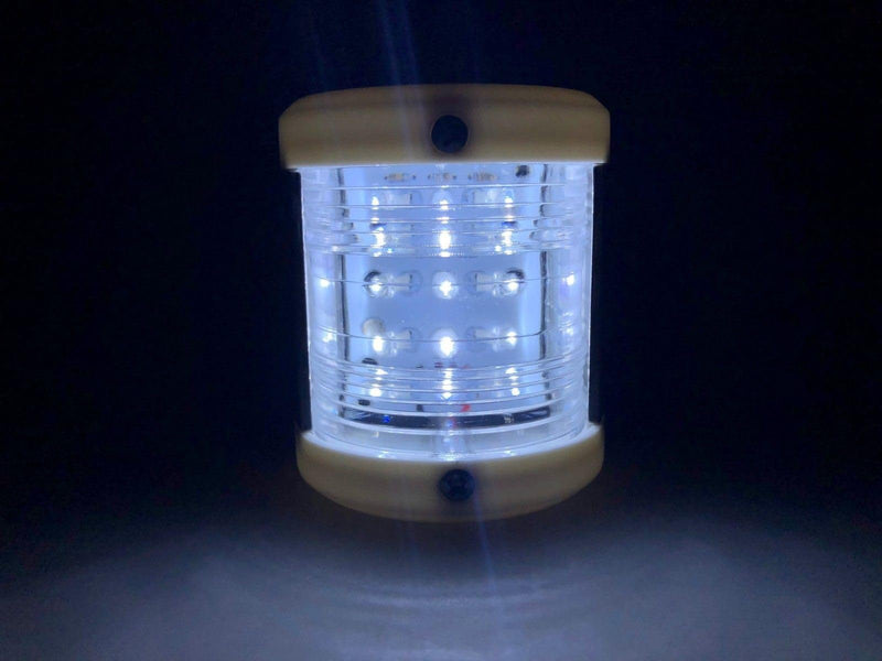 Pactrade Marine Boat White Stern LED Navigation Light Waterproof 2 Nautical Miles