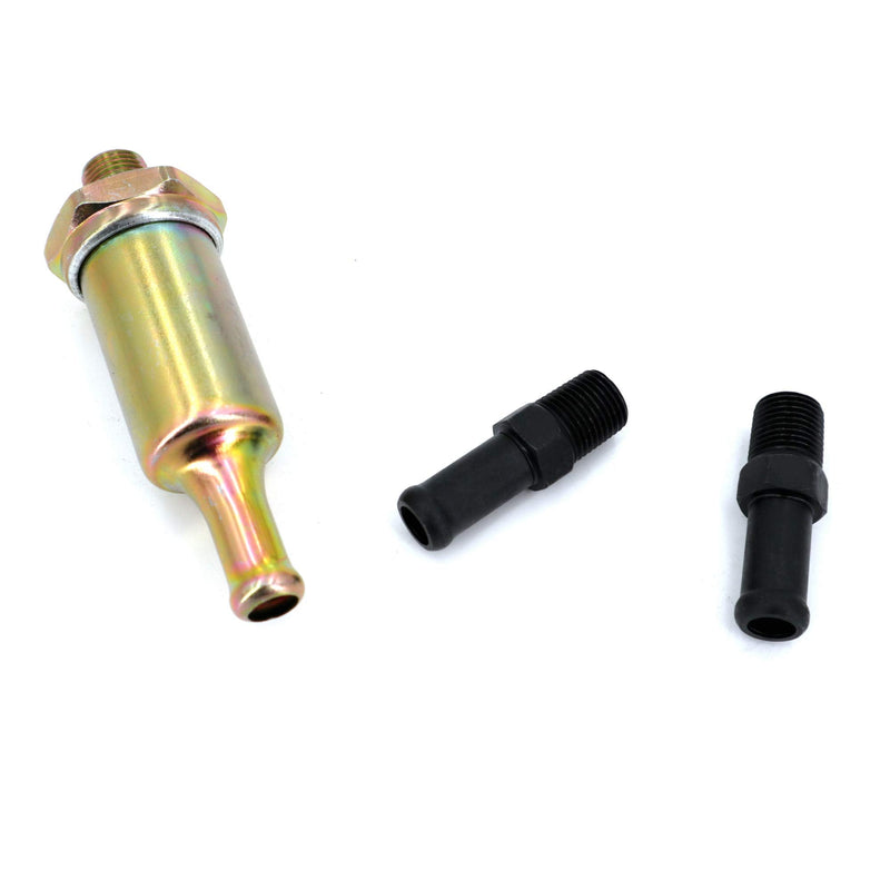 Electric Fuel Pump 12v 4.5-7psi Universal Standard Self Priming Heavy Duty Gas Diesel In-Line In-Tank Electric Fuel Pump With Installation Kit Metal Solid Petro Gasoline or Diesel Engine EP014