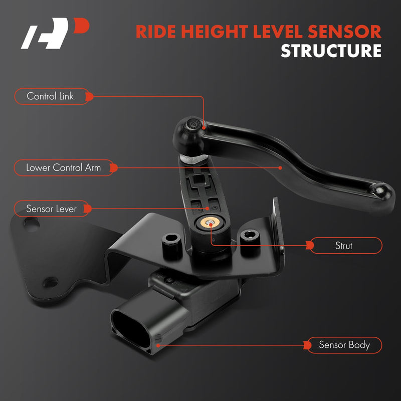A-Premium Ride Height Level Sensor Compatible with Ram 1500 2015 2016 2017 2018, Rear Left Driver Side