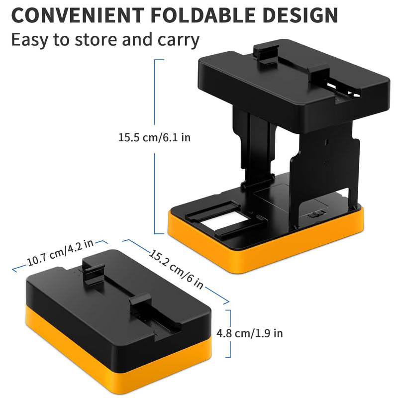 DigitConvert 35mm Mobile Film and Slide Scanner Converts Slides to Digital | Digitize 35mm old slides and negatives via smartphone. Battery-powered, portable film viewer for old photos