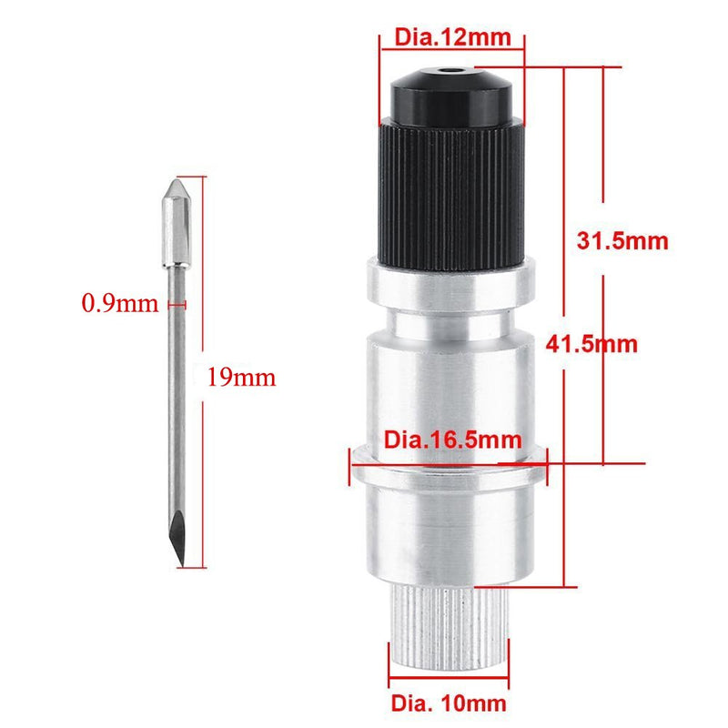 CB09 CB09U Graphtec Blade Holder with 15pcs Vinyl Cutter Plotter Cutting Blades 30/45/ 60 Degree