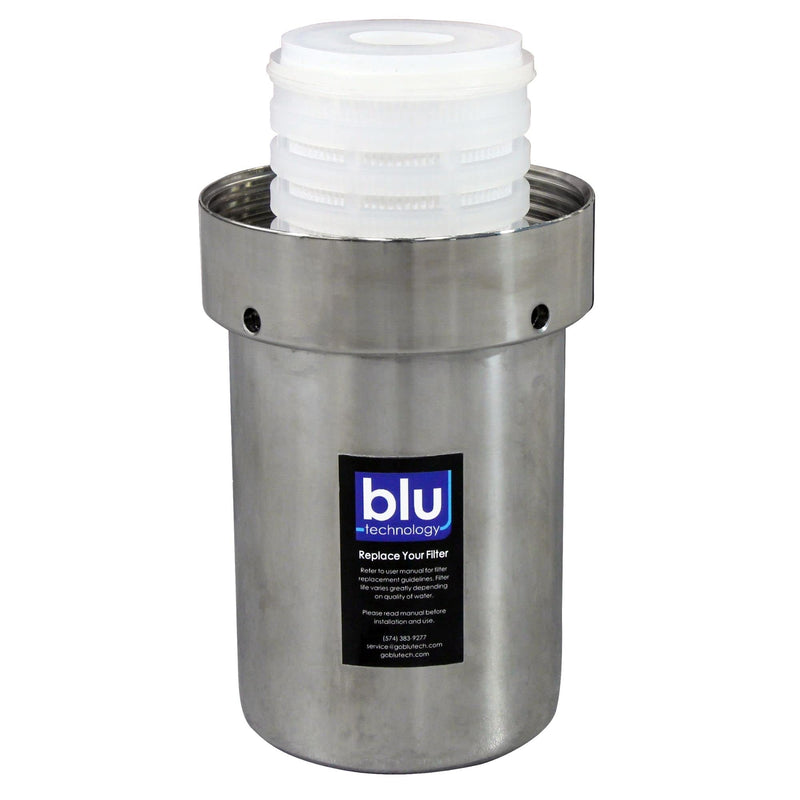 GoBluTech Trio RV Water Filter Recharge Pack for R3 & AR3-2.5” x 5” for RV Water Filter System, 0.2 Micron High Flow, Granular Activated Carbon “Tasty”, and Sediment “Longevity” - US Veteran Owned R3 and TRIO Water Filter Pack