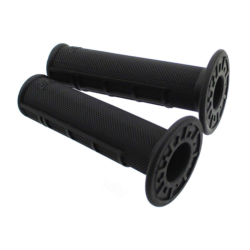 7/8'' ATV Grips Universal Handlebar Grips Soft Rubber Motorcycle Grip for ATV Polaris Thumb Throttle Kid Youth 4 Wheeler Quad 400ex Black