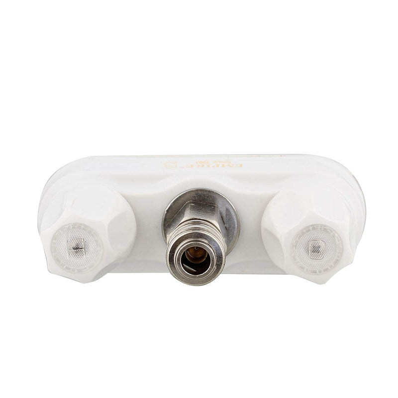 Empire Faucets CRD-QDFLX-WHT 4" Quick Disconnect Valve with Metal Quick Connecter - White