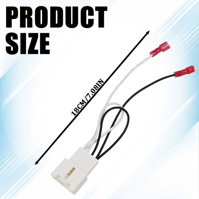 4PCS 72-5602 Car Door Speaker Adapter Wiring Harness, Audio Wire Cable Connector Plug, Compatible with Ford Focus F-150 F-250 EcoSport Explorer Escape & Mazda 3 CX-3 CX-5 CX-9 Speaker WHITE