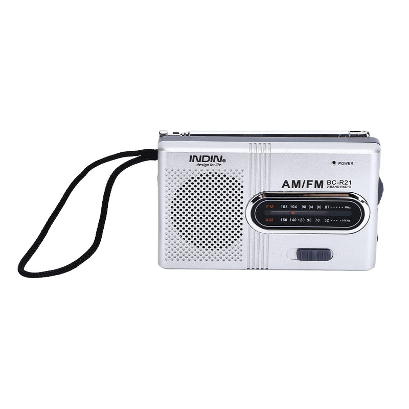 Generic Portable Pocket Mini AM FM Player Compact Battery Operated Portable Small for Outdoor Camping Hiking Emergency ABS Material 3.7 x 2.2 x 0.9 Inch