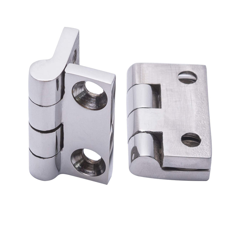 Boat Butt Hinges 316 Stainless Steel 1-1/2 Inch ×1-1/2 Inch,Heavy Duty Casting Solid Butt Hinges,Boat Hatch Hinge use for Boat Yacht,Pack of 4,Include Screws