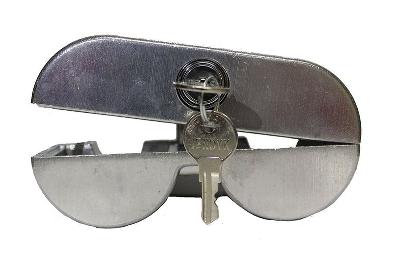 YOKEMK4-KD Brushed Aluminum Double Knob Tractor Air Brake Lock (Keyed Differently), 1 Pack