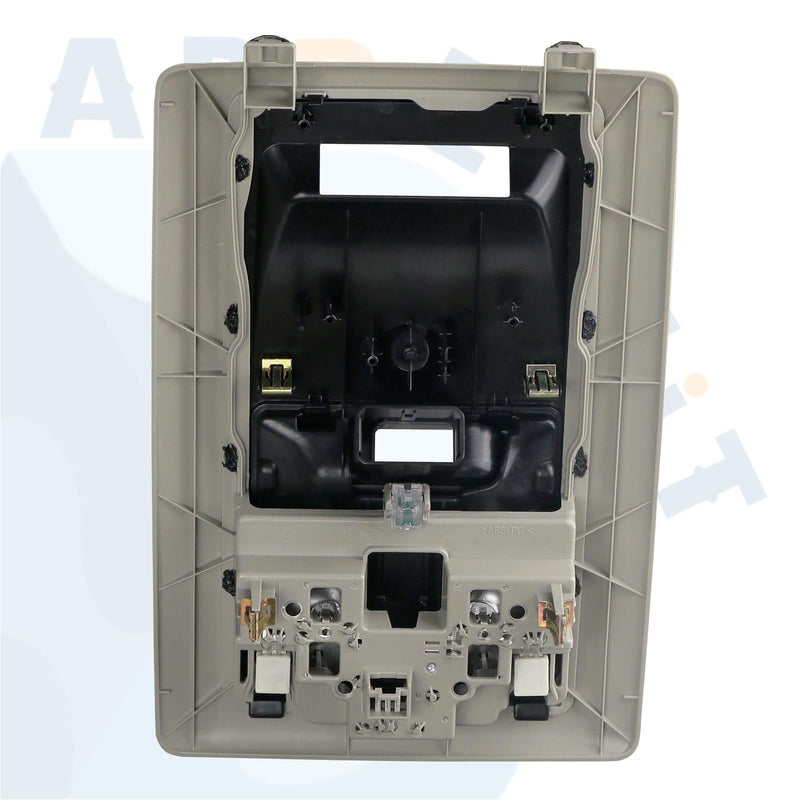 Overhead Console Housing w/Light & Lens for Interior Roof 1UY07BD1AA Compatible with 2011-2024 Ram 1500 2500 3500 4500 5500 Truck Accessories Parts Interior Dome Map Reading Light for console w/ module & switch