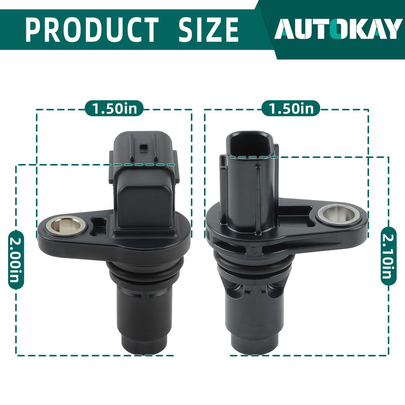 AUTOKAY 2 Engine Camshaft Position Sensor Fits for Toyota Avalon Camry Highlander, for Lexus GS300 GS350 GS450h GS460 is F IS250 IS300