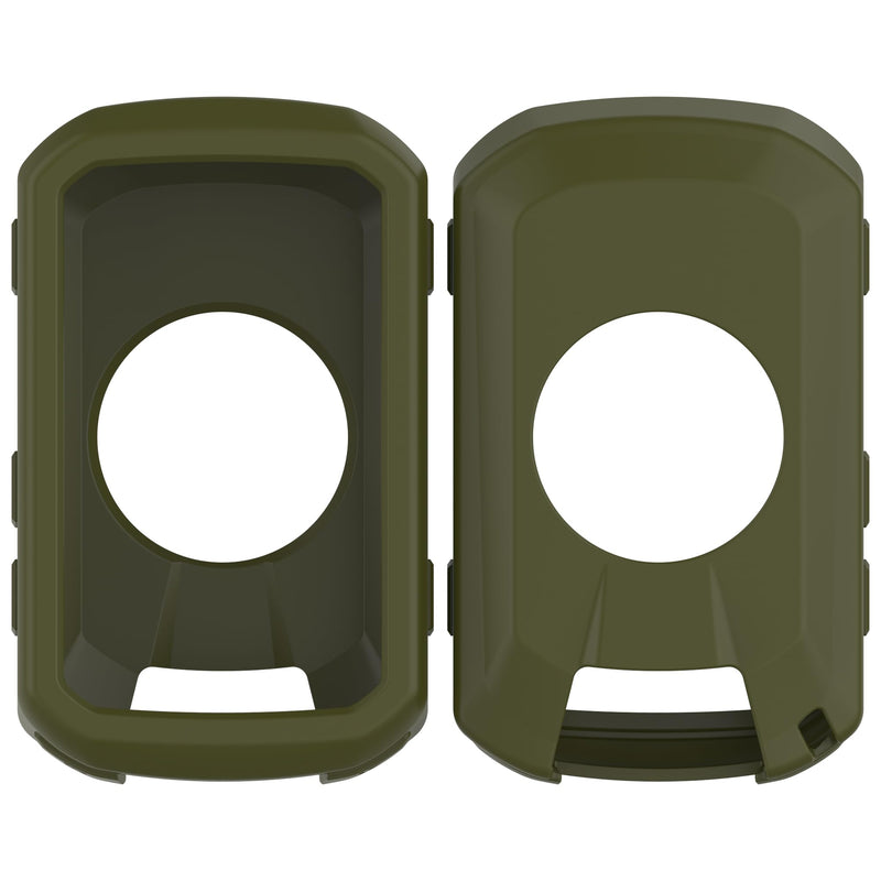 Portable Electronic Device Cover for Garmin Edge 850 / Edge 550, Silicone Protective Case with Anti-Slip Design (Moss Green) Moss Green