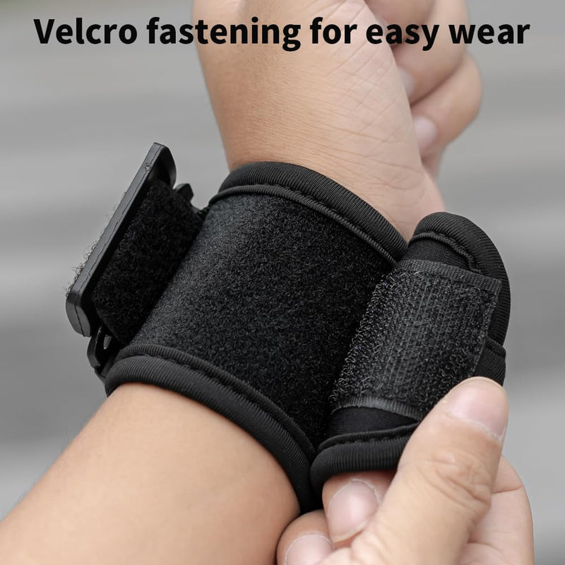 Magnetic Action Camera Wrist Mount, Quick Release Wrist Strap Holder for GoPro Hero 13/12/11/10, DJI Osmo Action 6/5Pro/4/3, Insta360 ONE R, AKASO, and More-t33