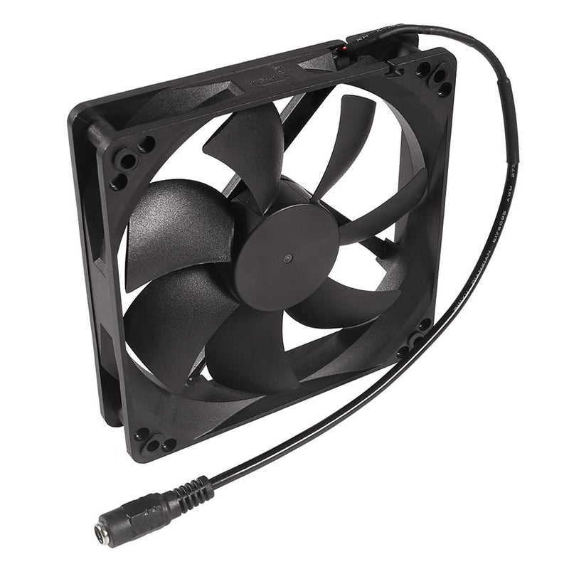 120mm x 25mm 110V 220V AC Powered Cooling Fan with Speed Controller 3V to 12V, 1225 AC 115V 120V 220V 240V for Cooling Ventilation Exhaust Projects, Receiver DVR Playstation Xbox Component Cooling 1225 Fan