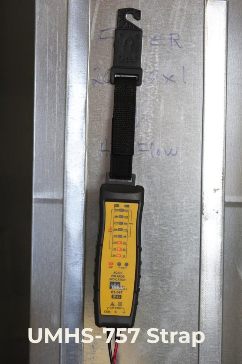 Ideal Electrical Universal Magnetic Hanging Strap - Compatible with Many of IDEAL's Testers Including Multimeters and Clamp Meters (UMHS-757)