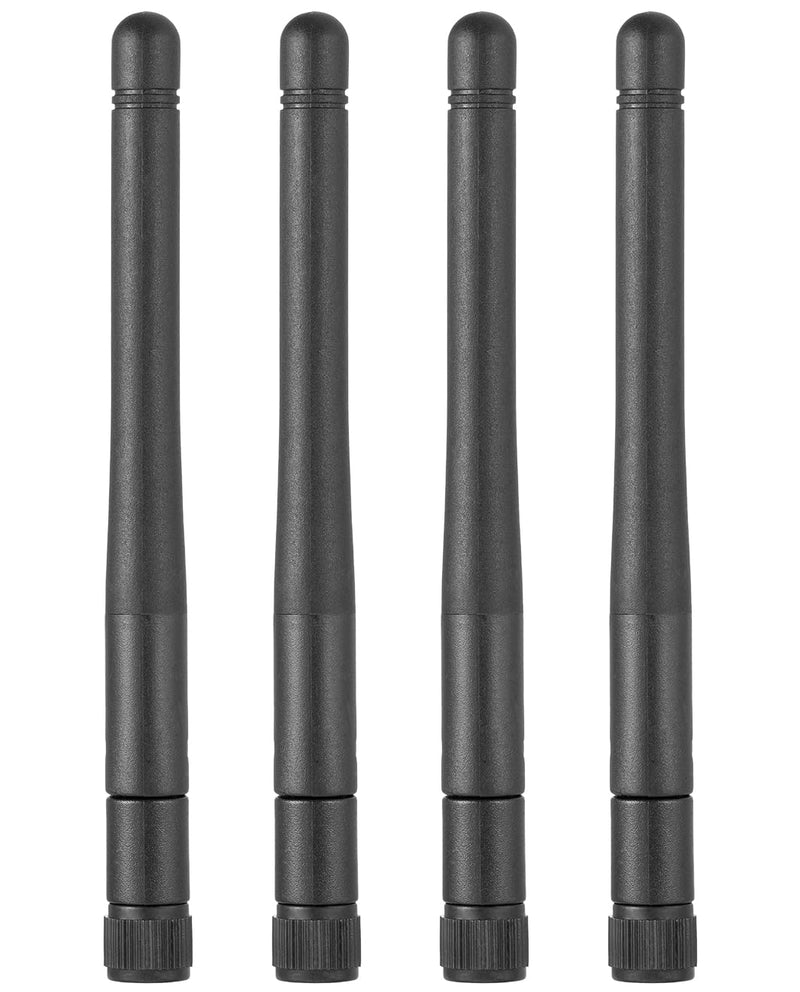 4PCS Dual Band WiFi Antenna 2.4GHz 5GHz 5.8GHz 3dBi MIMO SMA Male for WiFi Router Wireless LAN Card PCIe Card Router Video Surveillance Monitor 4pcs