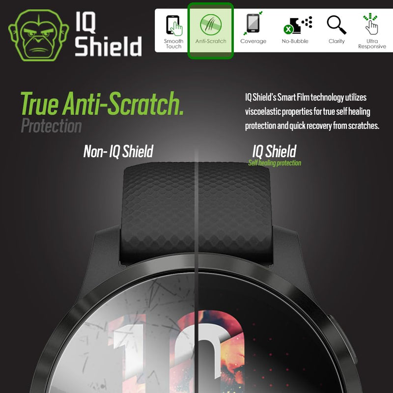 IQShield Screen Protector Compatible with Garmin Vivoactive 4s (40mm)(6-Pack) LiquidSkin Anti-Bubble Clear TPU Film