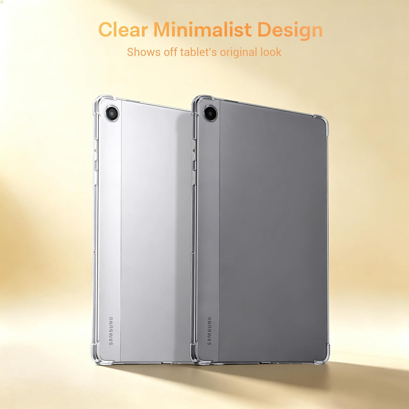 CoBak Clear Case for Samsung Galaxy Tab A11+ 2025,Slim Soft Cover | Precision Fit, Crystal Clear Soft TPU, Shockproof & Lightweight, Anti-Yellowing, Precise Cutouts, Everyday Protection clear-Galaxy Tab A11+ 11 inch