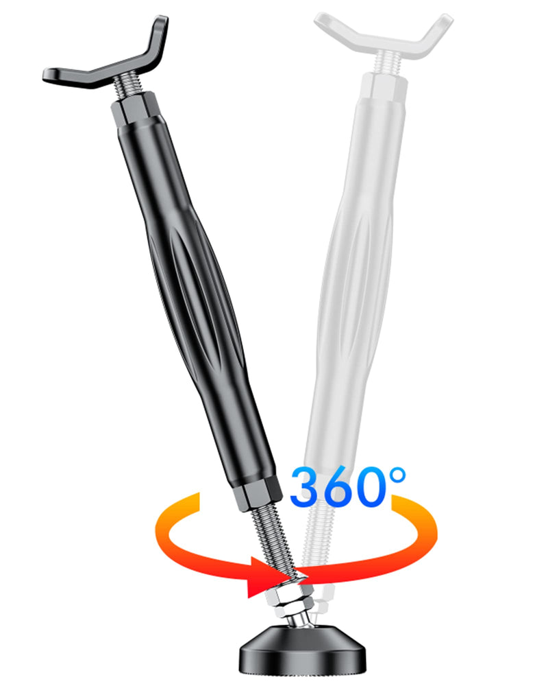 BRCOVAN Motorcycle Stand Wheel Chain Cleaning Maintenance Stand, Portable Motorcycle Lift Stand Jack, Replacement Ridding Emergency Tool for All Motorcycle, Set Includes Brake Buckle