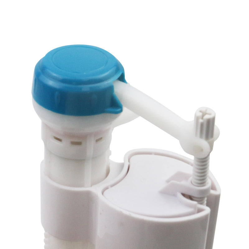 T Tulead Toilet Fill Valve Adjustable Height 7.68"-12", Toilet Flush Valve Replacement Kit G15/16 Plastic Toilet Fill Valve