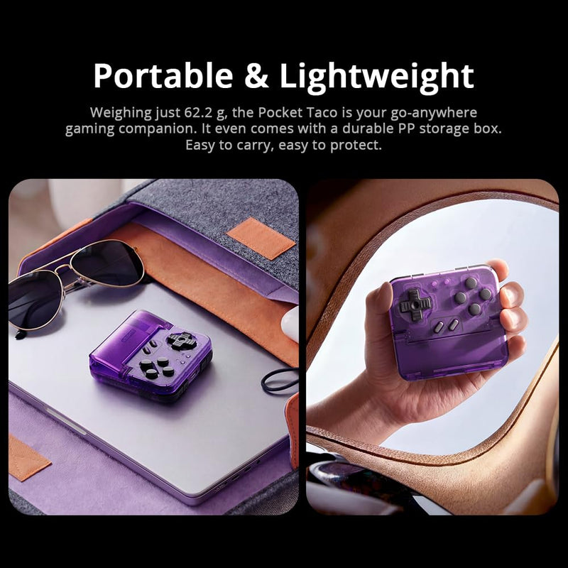 GameSir Pocket Taco Vertical Bluetooth Mobile Controller for Android,Handheld Mobile Gaming Controller, 600mAh Battery, Lightweight with Pass-Through Charging, Retro Arcade Gamepad （Purple）