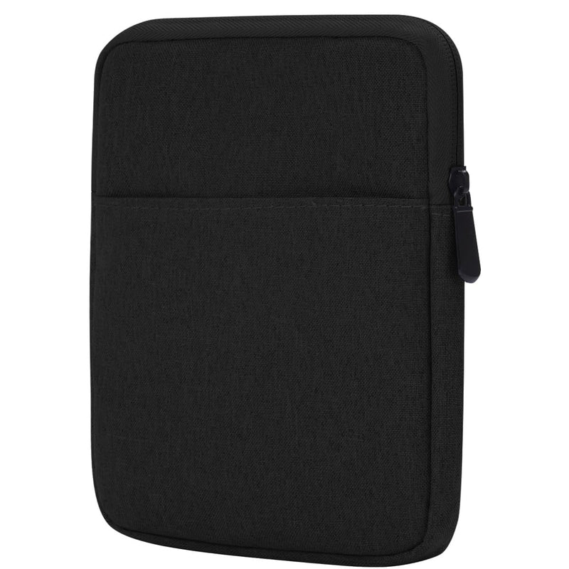 6-7 Inch Sleeve Bag, Protective Nylon Case Cover Compatible with All-New-Kindl/Kids E-Reader Tablet Devices (BLACK) BLACK