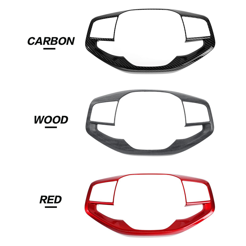 YOUTOOCAR Steering Wheel Button Frame Cover Compatible with Kia K4 25-26,Kia EV6 25-26,Kia Sportage 26,Kia EV3,Kia EV4 Accessories (1, Carbon Fiber Pattern)