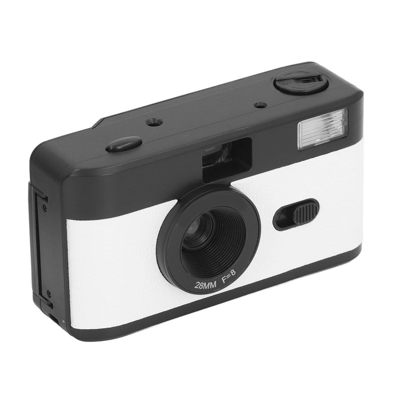 Film Camera 35MM, Reusable with Flash, Supports 135 or 35MM Black and White or Color Film, 28MM F/8 Lens, 1/120s Shutter Speed