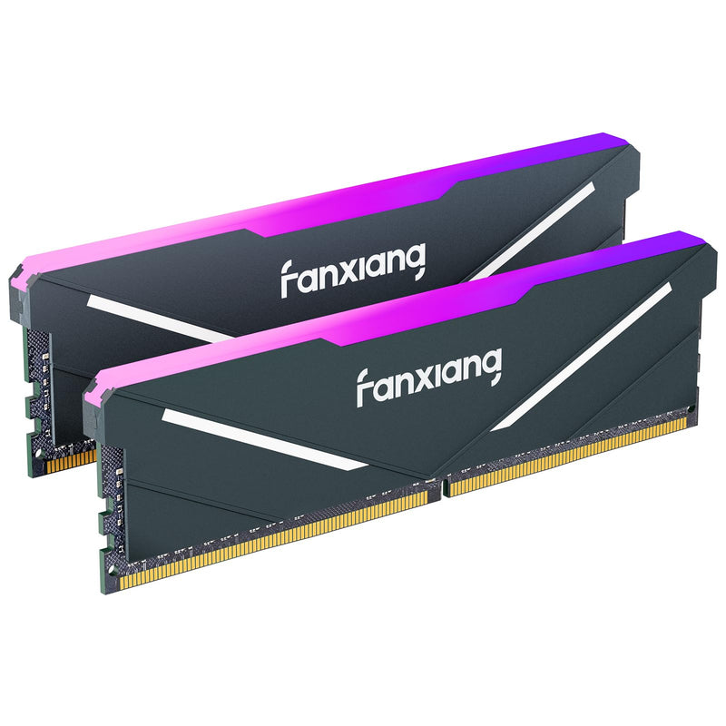 RGB DDR4 RAM 16GB (2x8GB) 3600MHz CL18 V1.35, Desktop Gaming Machine Overclocking Memory, Intel XMP 2.0 & AMD Compatible - Black DDR4 3600MHZ 16GB(2x8G)