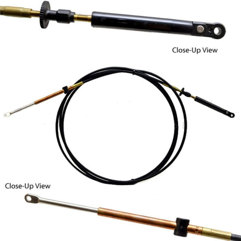 0173112 173112 Throttle Shift Remote Control Cable For Johnson Evinrude OMC | From 1979 To Present Date, 12 Feet Long