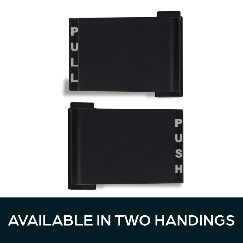 Summit DOORWARE Push Paddle Handle for Adams Rite Storefront Doors | High Grade Replacement Part for Adams Rite 4590 | Duronotic Finish - Left Handed Left Hand