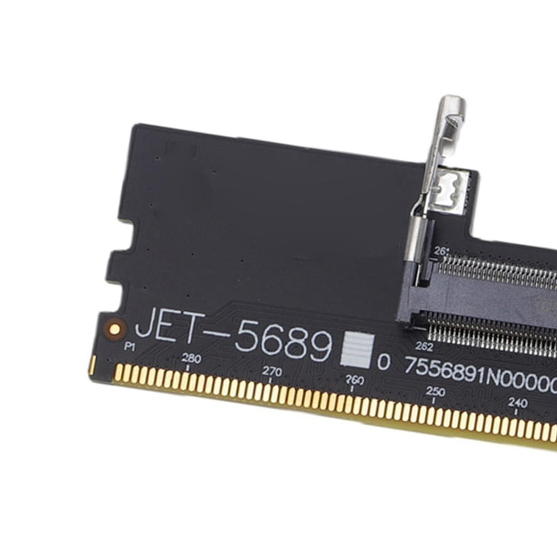 DDR5 U DIMM to So DDR5 Rvs Adapter Card, Laptop to Desktop Memory Converter for Computer Repair, with Stable Testing and Durable PCB for Maintenance