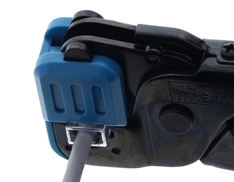 IDEAL Electrical 30-496 Telemaster Modular Plug Crimp Tool, Crimping Tool for CAT5e/6 RJ-45 (8P8C)/RJ-11/12 (6P6C/6P4C) Modular Plugs