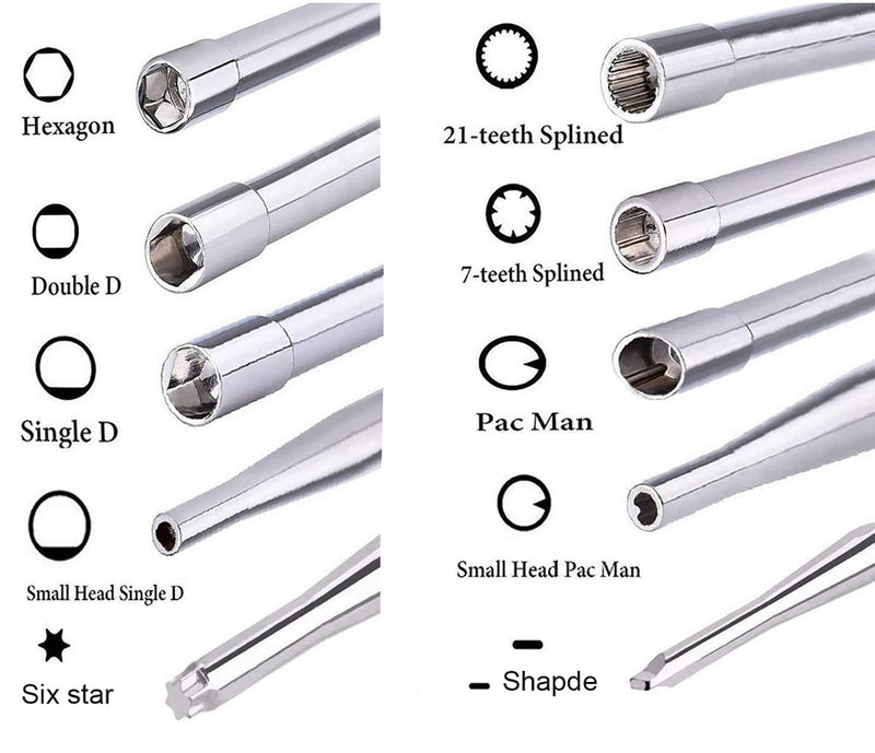 Pack of 10 Carburetor Adjustment Tool Screwdriver Kit for Most 2-Cycle Small Engine Trimmers, Chainsaws, and Leaf Blowers