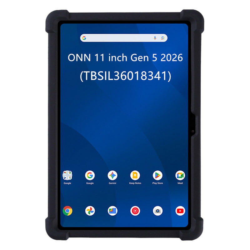 Case for Onn 11" Tablet Gen 5 2026 Model (TBSIL36018341) Stand Cover (Black) Black