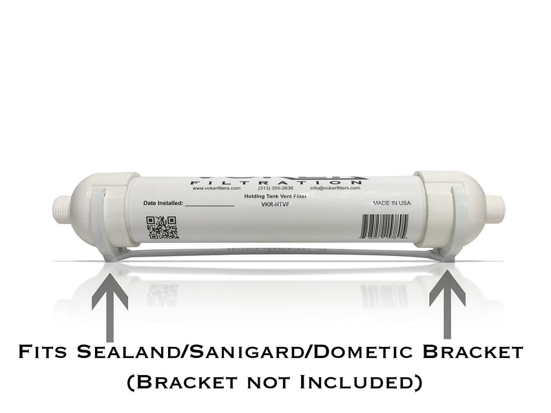 Voker Holding Tank Vent Filter (5/8") - Made In The USA - Direct Replacement for Sealand/Sanigard/Dometic OEM Filters (5/8")