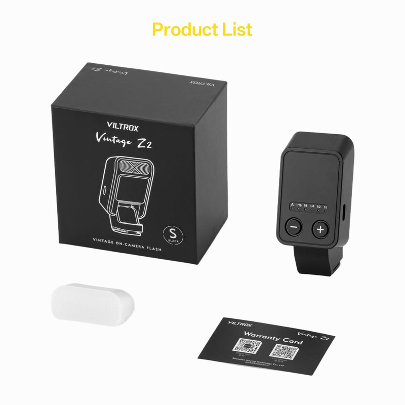 VILTROX Z2 TTL Camera Flash, Foldable Camera Speedlite (for Canon) | TTL Flash, 52g Lightweight, 60mm Pop-Up Foldable, 5-Level Manual Power, USB-C Rechargeable Hot Shoe Speedlite With Diffuser for Canon