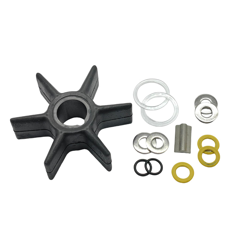 Boat Marine 812966A12 Water Pump Impeller Repair Kit for Mercury 30 35 40 50 60 HP Outboards Replacement 14334A3 18-3690