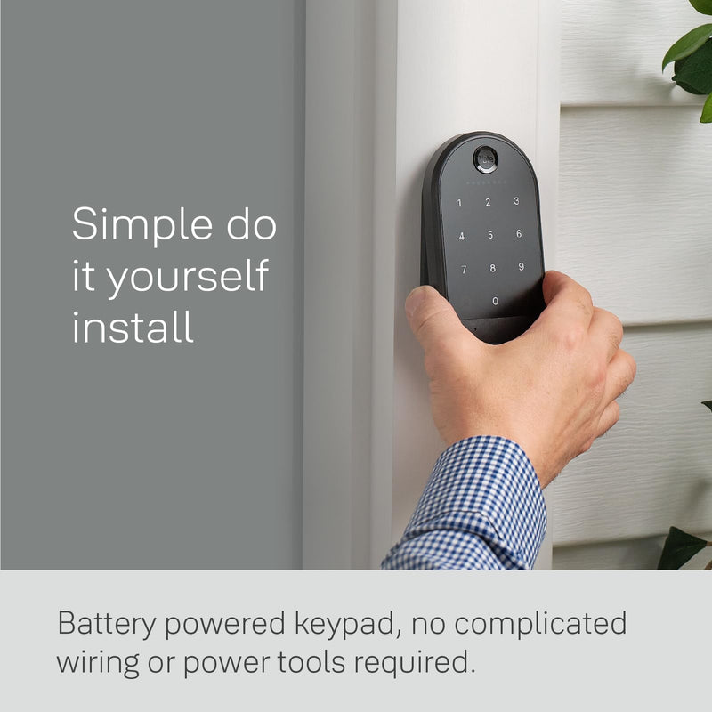 Yale Keypad - Smart Bluetooth Keypad for Yale Approach, Wi-Fi Lock, Smart Locks for Easy Pin Code Entry and One-Touch Locking