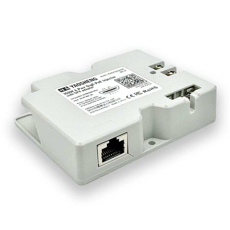 YAOSHENG 150W 2-in-1 PoE Injector + SPX Cable Adapter for Residential Starlink