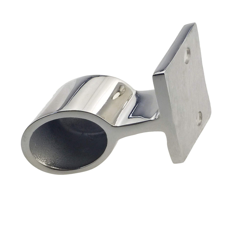 Pair Heavy Duty 316SS 60°Marine Boat Stanchion Hand Rail Fitting Left-Front for 1" Tube End For 1" tube