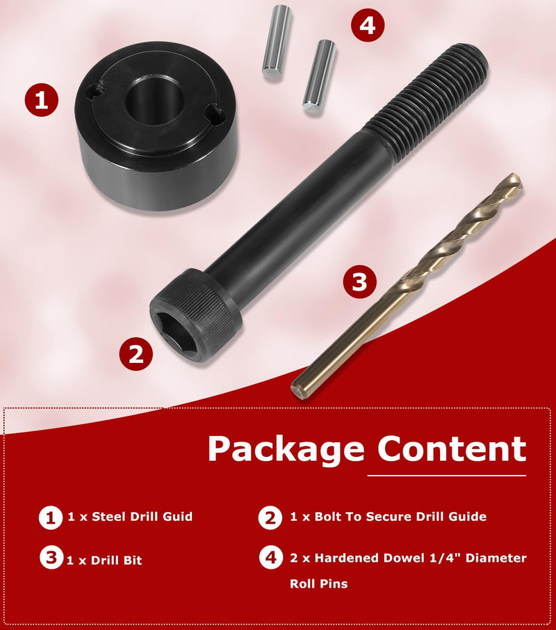 For LS LT Crank Pin Kit Crankshaft Damper Drill Pinning Fixture Tool For LS1 LS2 LS3 LT1 LQ4 LQ9 LSX LSA 5.3 6.0 CPK10SS